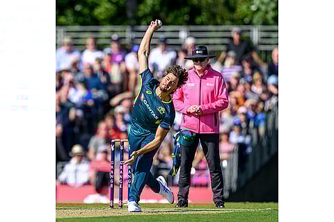 Scotland Vs Australia, 1st T20I: Australia's Marcus Stoinis bowls against Scotland